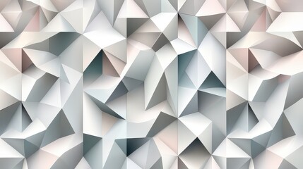 Obraz premium Softly shaded geometric folds and pastel gradients create a refined business aesthetic.