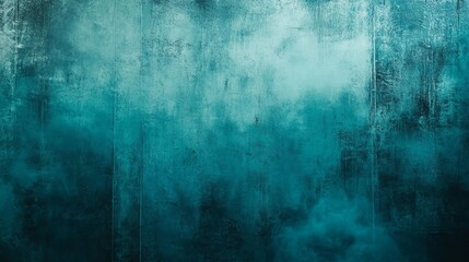 Fototapeta premium Deep Teal Concrete Texture with Mist 