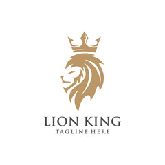 Luxury Lion King Premium Logo Design Inspiration.