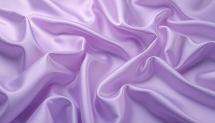 Fototapeta premium Smooth Lavender Silk Drapery with Soft Folds