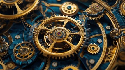 Obraz premium Time management optimizes workflow efficiency.