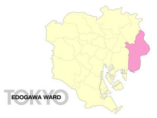 東京都江戸川区の位置地図_02