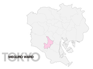 東京都目黒区の位置地図_01