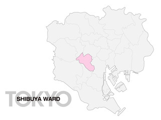 東京都渋谷区の位置地図_01