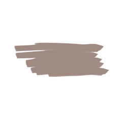 A stroke of a grey marker brush creating a bright spot on a white background vector