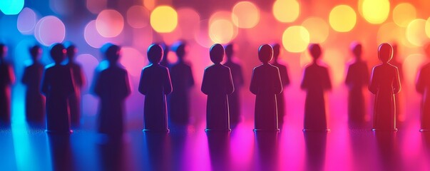 Business people, conversation and teamwork in a meeting, planning or feedback for proposal, project or tech startup. Mockup space, bokeh or leader with group, grid or ideas with discussion or