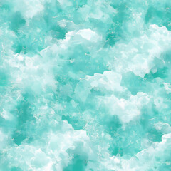 Obraz premium Soft abstract texture in seafoam green with gentle color gradients and a watercolor-like effect. Perfect as a background for design projects, web design, or creative presentations