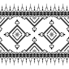 The geometric ethnic pattern of traditional style. Navajo, America Indian patterns. Design for background, wallpaper, clothing, wrapping, Batik, fabric, and prints. Vector illustration.