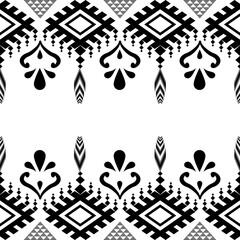The geometric ethnic pattern of traditional style. Navajo, America Indian patterns. Design for background, wallpaper, clothing, wrapping, Batik, fabric, and prints. Vector illustration.