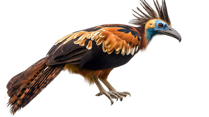 Obraz premium Exotic Bird with Colorful Crest