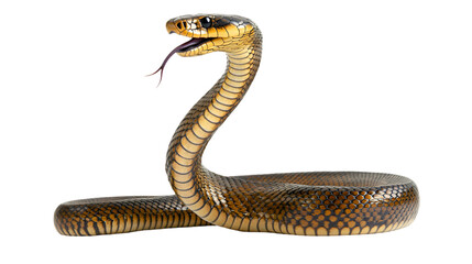 Naklejka premium Close up of a Cobra Snake