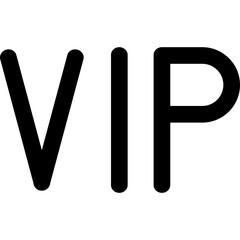 Exclusive Vip Access, A Bold Statement Of Luxury And Prestige, Rendered In Thick, Impactful Typography Against A Clean White Background