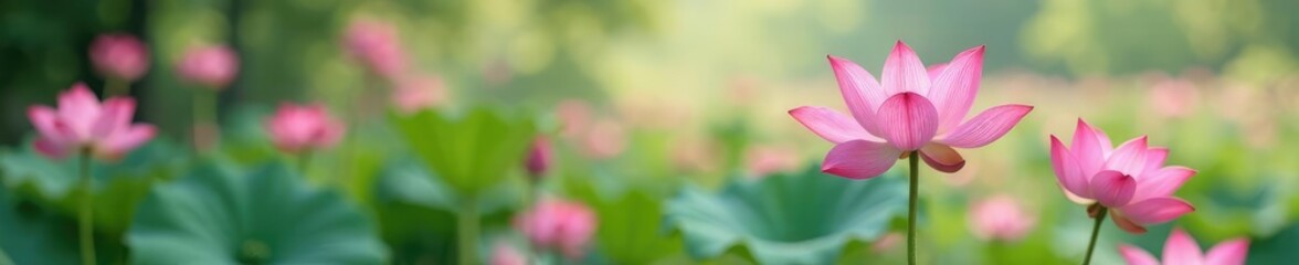 Fototapeta premium Delicate dried lotus seed pods on a serene floral background, nature, landscape, serenity