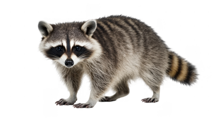 North American Raccoon Close Up