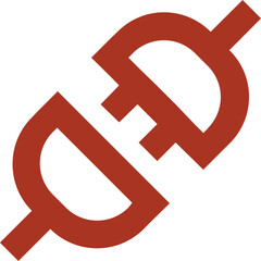 Interconnectedness A Powerful Symbol Of Unity And Collaboration, Depicted In Bold, Simple Red Lines Against A Clean White Background