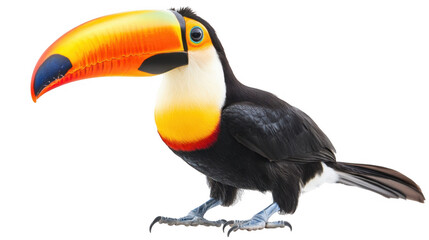 Naklejka premium Vibrant Toucan Bird Close up