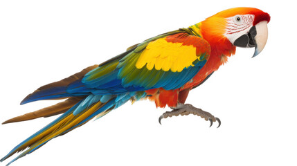 Fototapeta premium Vibrant Scarlet Macaw Parrot