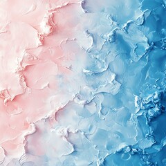 Fototapeta premium wavy layer pastel product display Clean minimal pastel background mockup Abstract pink and blue textured background.