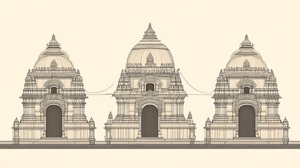 Obraz premium Rath yatra of Lord Jagannath poster, banner, background