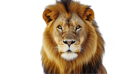 Majestic Male Lion Portrait