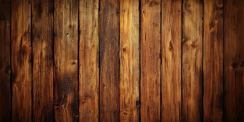 Naklejka premium Rustic Wooden Planks Background: Texture, Timber, Panel, Wall, Grain, Lumber, Brown, Board, Natural, Vintage