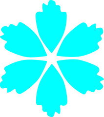 Artistic Floral Silhouette Elements