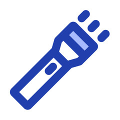 flashlight blue style