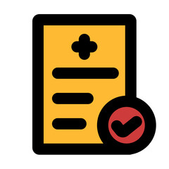 health paper fill color style