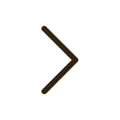A Simple Brown Arrow Pointing Right, Symbolizing Forward Progress And Next Steps In A Minimalist Design With Clean Lines And Solid Color