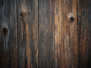 Naklejka premium Rustic Weathered Wooden Planks Background, Representing Age, Texture, and History. Ideal for rustic designs, vintage projects, and natural backgrounds.