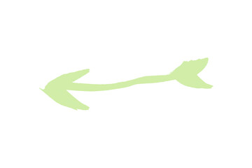 Green watercolor background. Artistic hand paint. Isolated on transparent background.
