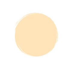 Golden circle on transparent background