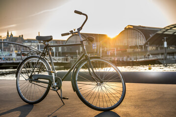 Les vélos de la ville de Amsterdam au Pays-bas 