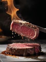 Fire and Flavor: A Perfectly Grilled Cut