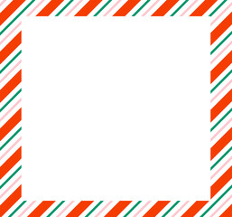 Christmas border frame pattern background.