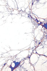 Abstract purple and orange veins design, white background, artistic, graphic design