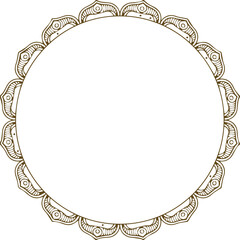 Beautiful flower art and mandala vector design