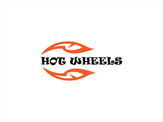Stylish Hot Wheels logo design for a car brand.This is a simple, clean vector graphic logo for a car brand, likely Hot Wheels.