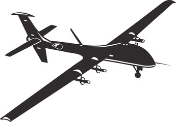 silhouette of airplane