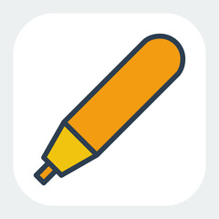 marker icon in filled color style