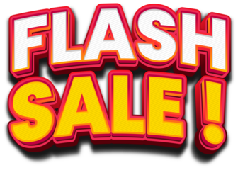 Flash Sale Promotiona Graphic 3D