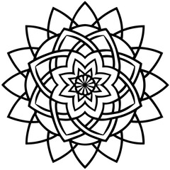 Single line art vector flower illustration collection.One continuous line art.Flowers collection, Eps file 