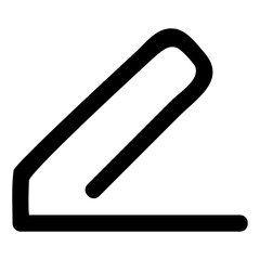 Fototapeta premium A Bold Black Paperclip Holding Down Important Documents, A Symbol Of Secure Organization And Efficiency In A Minimalist Design