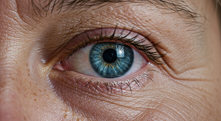 close up of human eye, Generative AI