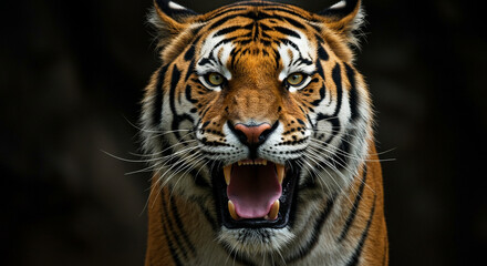 portrait of a tiger, Generative AI