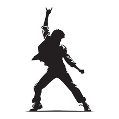 Tango Passion Dancer silhouette, a dramatic connection in steps - Dance illustration - Minimalist Dance vector - Profession silhouette
