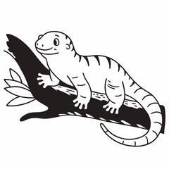 vector illustration of a lion