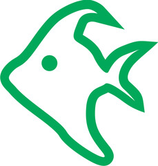 Artistic Fish Sketch for Design