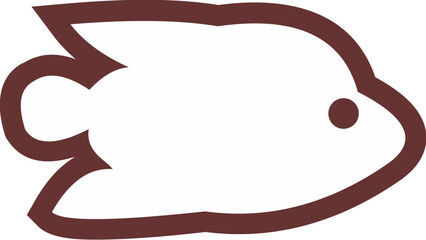 Fototapeta premium Colorful Cartoon Fish Set