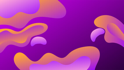 ABSTRACT BLURRED BACKGROUND ELEGANT GRADIENT PURPLE WITH HAND DRAWN ORGANIC SHAPES SMOOTH COLOR DESIGN VECTOR TEMPLATE GOOD FOR MODERN WEBSITE, WALLPAPER, COVER DESIGN 